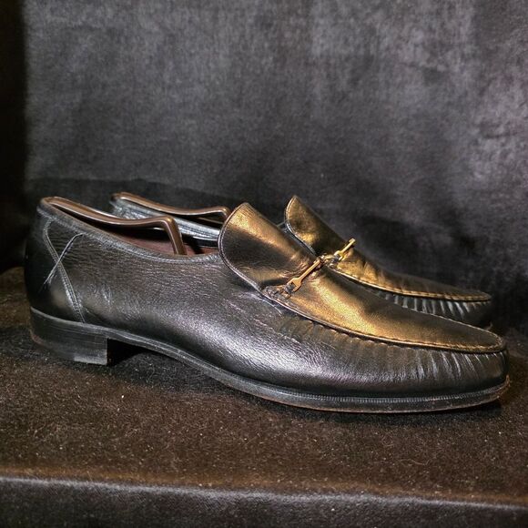 Florsheim Black Leather Men\'s Slip-On Loafers main image 6